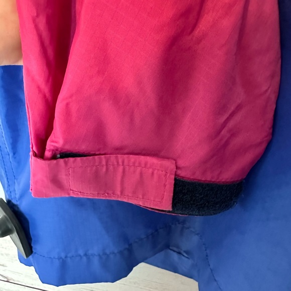 Patagonia Womens Size Medium 1/4 Jacket Long Sleeve Pink & Blue Adjustable Cuffs - Picture 7 of 8